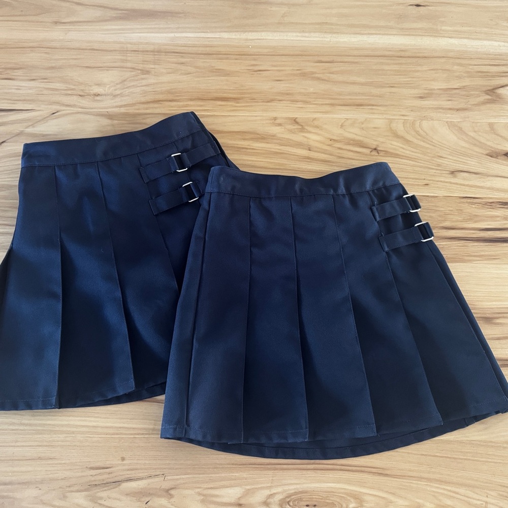 Set of 2 French Toast girls uniform skirt size 8